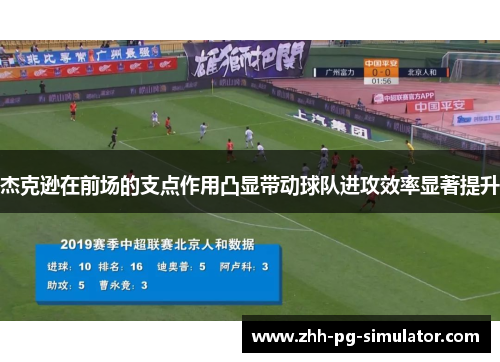 杰克逊在前场的支点作用凸显带动球队进攻效率显著提升